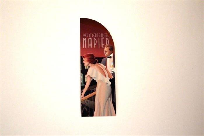 Napier Art Deco Capital Bookmark Soiree